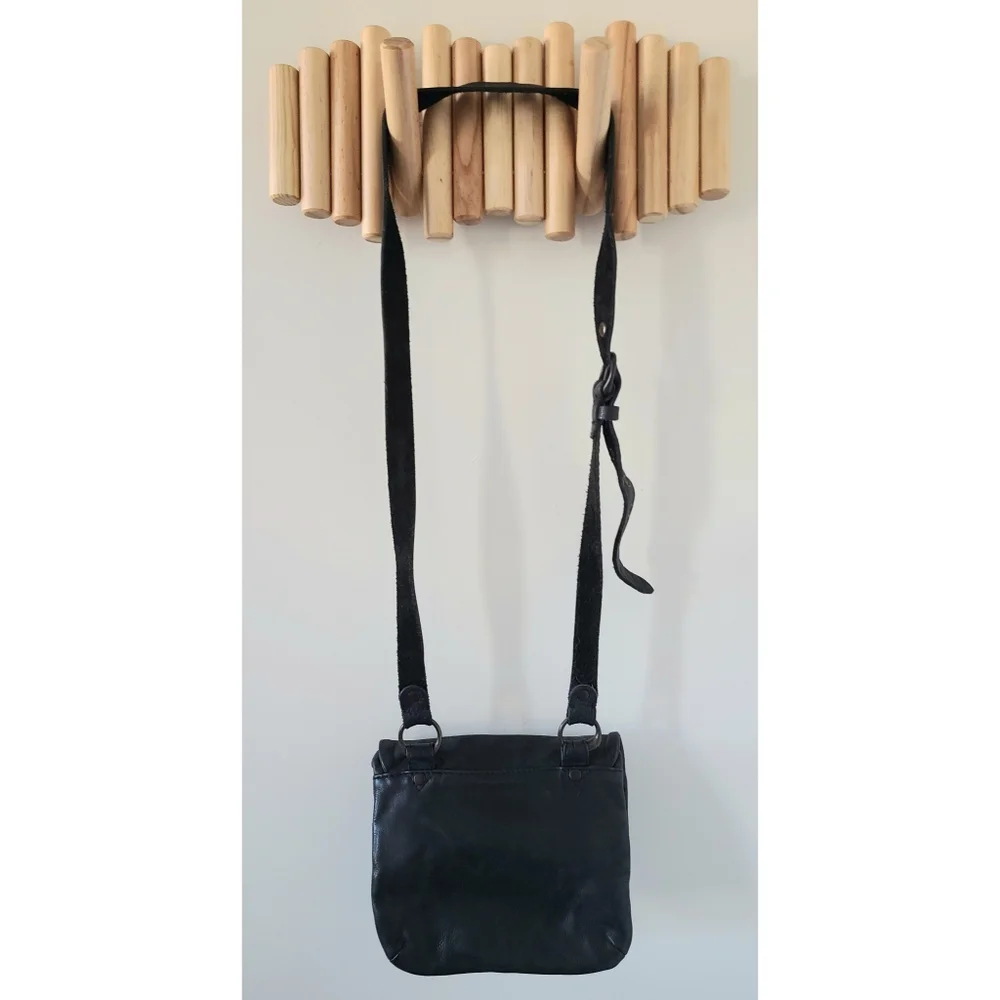 Vintage ALLSAINTS Leather Crossbody - Black - Picture 2 of 4